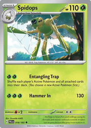Spidops 018/193 · Reverse Holofoil (Paldea Evolved)