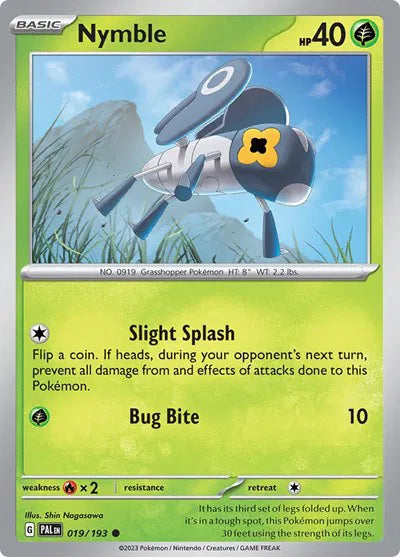 Nymble 019/193 · Reverse Holofoil (Paldea Evolved)