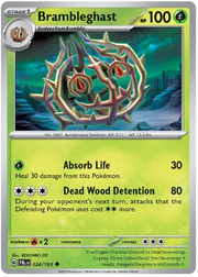 Brambleghast 024/193 · Reverse Holofoil (Paldea Evolved)