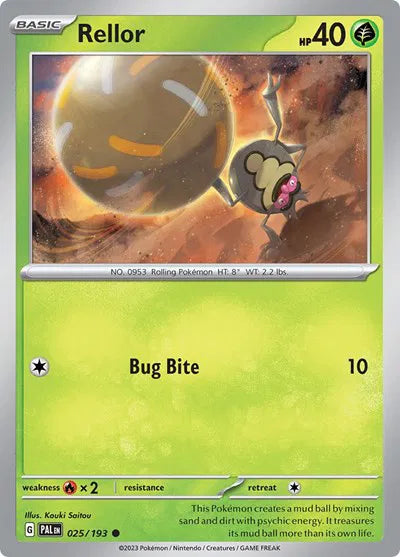 Rellor 025/193 · Normal (Paldea Evolved)