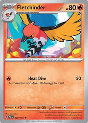 Fletchinder 029/193 · Reverse Holofoil (Paldea Evolved)