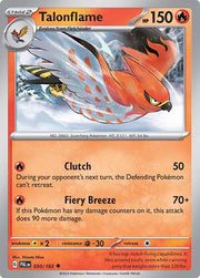Talonflame 030/193 · Reverse Holofoil (Paldea Evolved)