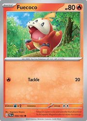 Fuecoco 034/193 · Reverse Holofoil (Paldea Evolved)