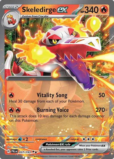 Skeledirge ex 037/193 · Holofoil (Paldea Evolved)