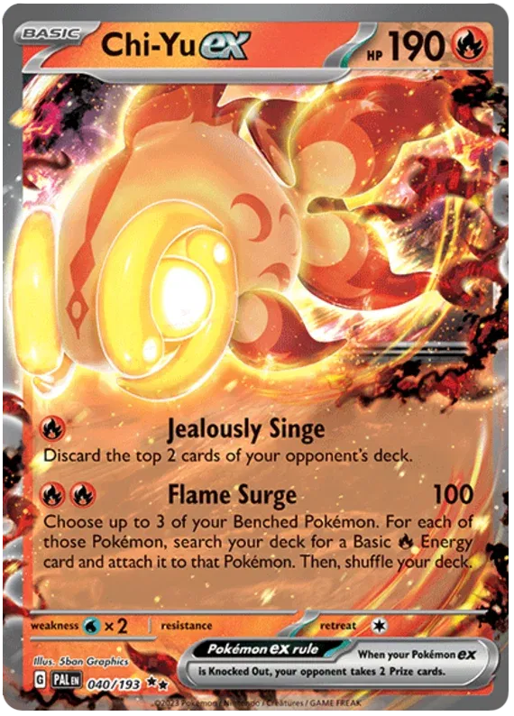 Chi-Yu ex 040/193 · Holofoil (Paldea Evolved)