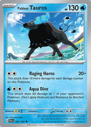 Paldean Tauros 041/193 · Normal (Paldea Evolved)