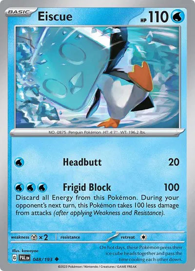Eiscue 048/193 · Reverse Holofoil (Paldea Evolved)