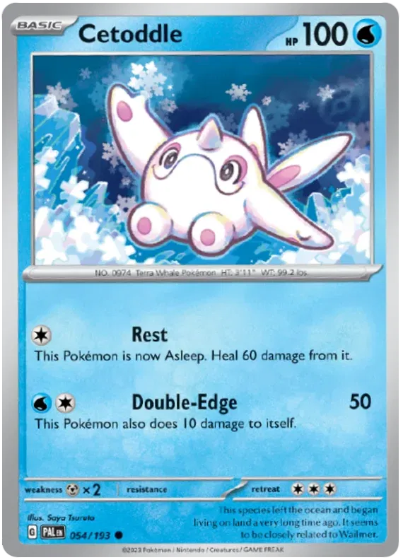 Cetoddle 054/193 · Normal (Paldea Evolved)