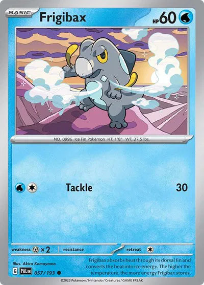 Frigibax 057/193 · Reverse Holofoil (Paldea Evolved)