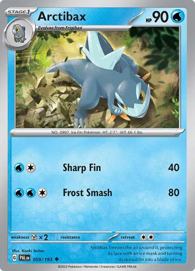 Arctibax 059/193 · Normal (Paldea Evolved)