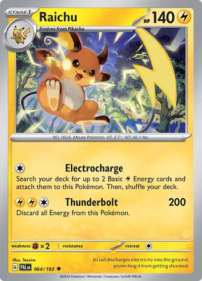 Raichu 064/193 · Normal (Paldea Evolved)