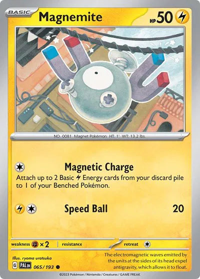 Magnemite 065/193 · Reverse Holofoil (Paldea Evolved)