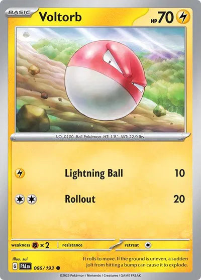 Voltorb 066/193 · Reverse Holofoil (Paldea Evolved)