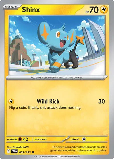 Shinx 069/193 · Reverse Holofoil (Paldea Evolved)