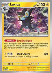 Luxray 071/193 · Reverse Holofoil (Paldea Evolved)