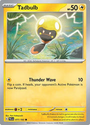 Tadbulb 077/193 · Reverse Holofoil (Paldea Evolved)