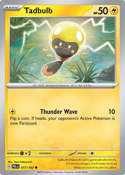 Tadbulb 077/193 · Reverse Holofoil (Paldea Evolved)