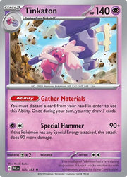 Tinkaton 105/193 · Holofoil (Paldea Evolved)