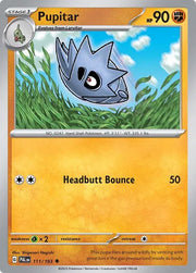Pupitar 111/193 · Reverse Holofoil (Paldea Evolved)