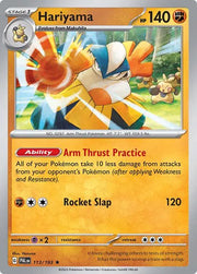 Hariyama 113/193 · Holofoil (Paldea Evolved)
