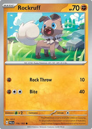 Rockruff 116/193 · Reverse Holofoil (Paldea Evolved)