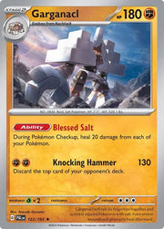 Garganacl 123/193 · Holofoil (Paldea Evolved)