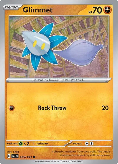 Glimmet 125/193 · Reverse Holofoil (Paldea Evolved)