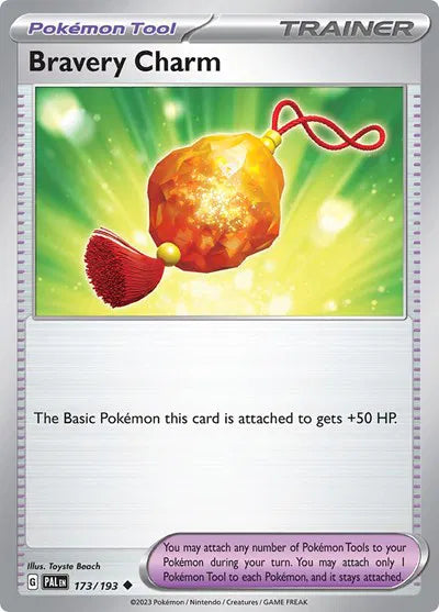 Bravery Charm 173/193 · Normal (Paldea Evolved)