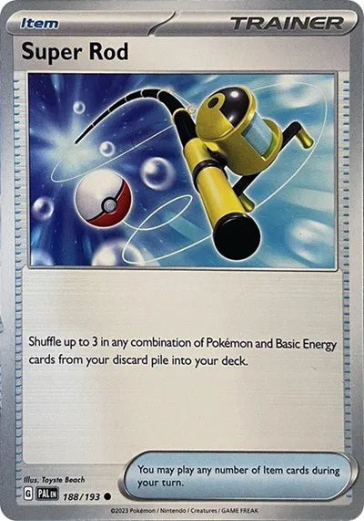 Super Rod 188/193 · Reverse Holofoil (Paldea Evolved)
