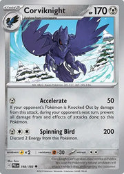 Corviknight 148/193 · Normal (Paldea Evolved)