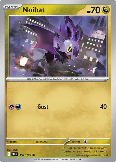 Noibat 152/193 · Normal (Paldea Evolved)