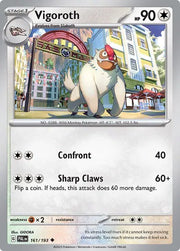 Vigoroth 161/193 · Reverse Holofoil (Paldea Evolved)