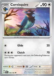 Corvisquire 165/193 · Reverse Holofoil (Paldea Evolved)