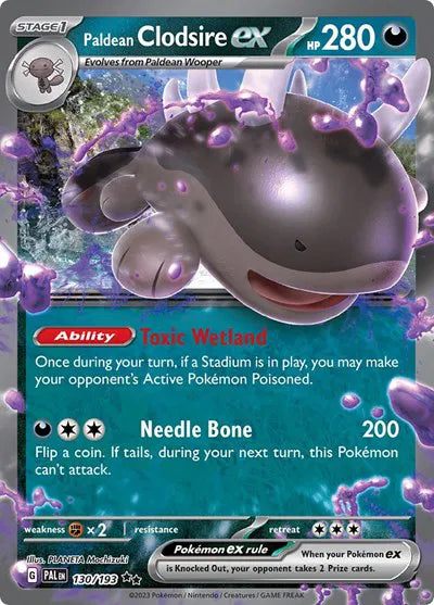 Paldean Clodsire ex 130/193 (Paldea Evolved)
