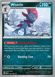 Weavile 134/193 · Holofoil (Paldea Evolved)