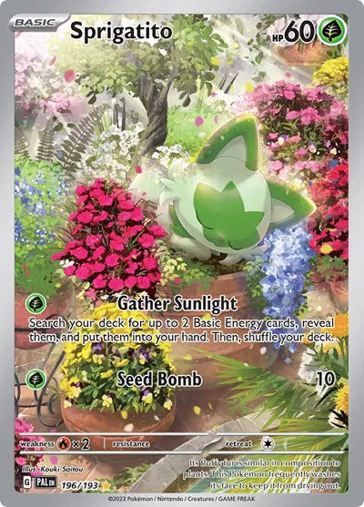 Sprigatito 196/193 · Holofoil (Paldea Evolved)