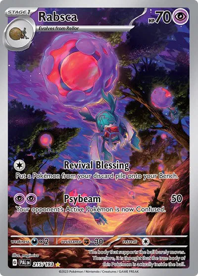 Rabsca Paldea Evolved Illustration Rare 215/193