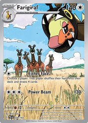 Farigiraf Paldea Evolved Illustration Rare 228/193