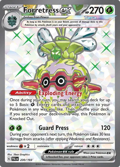 Forretress ex 230/193 (Paldea Evolved)