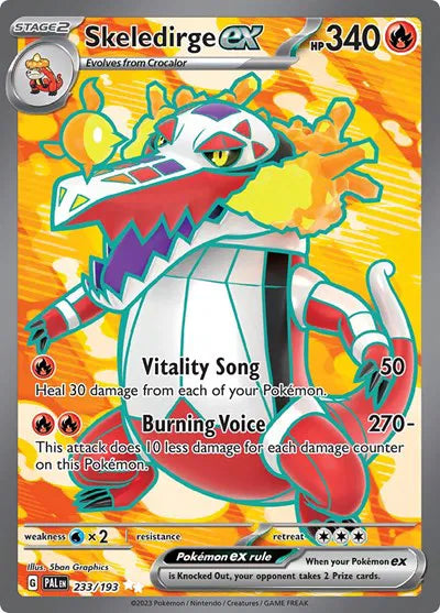 Skeledirge ex 233/193 · Holofoil (Paldea Evolved)
