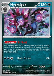 Hydreigon 140/193 · Holofoil (Paldea Evolved)