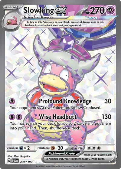 Slowking ex 238/193 · Holofoil (Paldea Evolved)