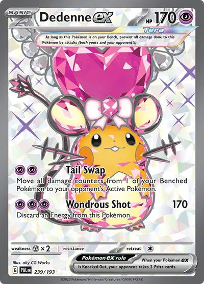 Dedenne ex 239/193 · Holofoil (Paldea Evolved)