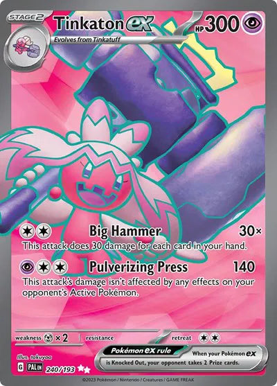 Tinkaton ex 240/193 · Holofoil (Paldea Evolved)