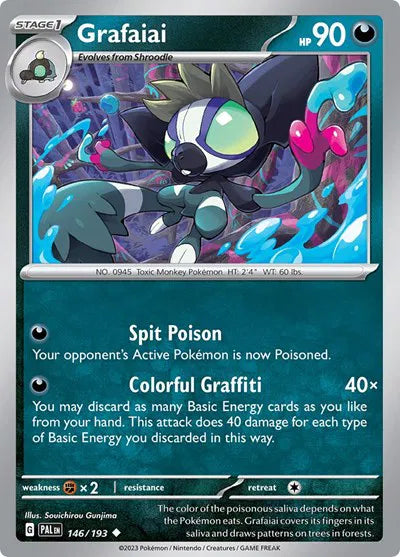 Grafaiai 146/193 · Normal (Paldea Evolved)