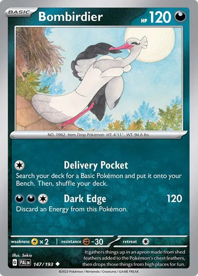 Bombirdier 147/193 · Reverse Holofoil (Paldea Evolved)