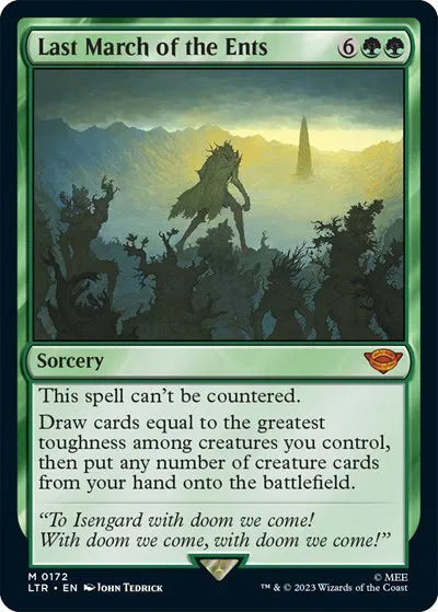 Last March of the Ents 172 · Foil (Universes Beyond: The Lord of the Rings: Tales of Middle-earth)