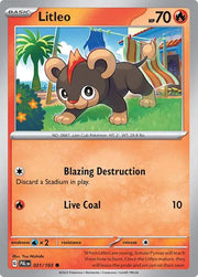 Litleo 031/193 · Reverse Holofoil (Paldea Evolved)