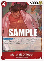 Marshall.D.Teach OP03-012 · Foil (Pillars of Strength)