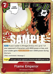 Flame Emperor OP03-016 (Pillars of Strength)